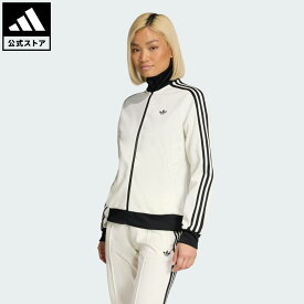 【公式】アディダス adidas 返品可 ライフスタイル クラシック トラックトップ オリジナルス レディース ウェア・服 ジャージ 白 ホワイト KD3740