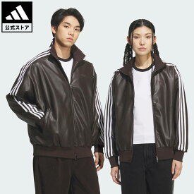 【20％OFFクーポン対象 08/15 00:00～08/20 23:59】 【公式】アディダス adidas 返品可 ライフスタイル プレザー3Sトラックトップ オリジナルス ユニセックス ウェア・服 ジャージ ブラウン KQ5473