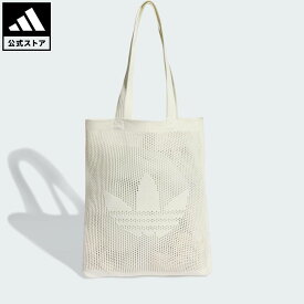 【公式】アディダス adidas 返品可 ライフスタイル クロシェ トート バッグ オリジナルス ユニセックス アクセサリー バッグ・カバン 白 ホワイト KD1001