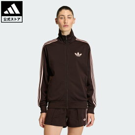 【公式】アディダス adidas 返品可 ライフスタイル ファイヤーバード トラックトップ ルーズ オリジナルス レディース ウェア・服 ジャージ ブラウン KD1331 【PT】