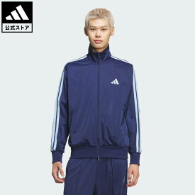【20％OFFクーポン対象 08/04 20:00～08/11 01:59】 【公式】アディダス adidas 返品可 ライフスタイル 軽パン トリコットトラックトップ スポーツウェア メンズ ウェア・服 ジャージ 青 ブルー KQ6936