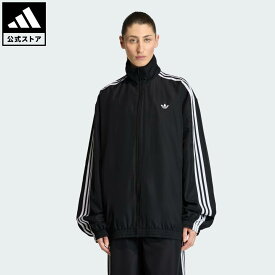 【公式】アディダス adidas 返品可 ソーシャルギフト対象 ライフスタイル ファイヤーバード アディレニウム トラックトップ オリジナルス ユニセックス ウェア・服 ジャージ 黒 ブラック KD2894