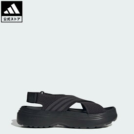 【公式】アディダス adidas 返品可 ライフスタイル ライフスタイル サンダル / LIFESTYLE SANDAL スポーツウェア ユニセックス シューズ・靴 サンダル 黒 ブラック KK0392