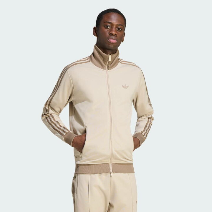adidas チェック トラックトップ ベージュ Mサイズ ジャージ｜Yahoo 