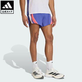【公式】アディダス adidas 返品可 ソーシャルギフト対象 ランニング Adizero Archive Running Shorts パフォーマンス メンズ ウェア・服 ショートパンツ・短パン 青 ブルー KG9749