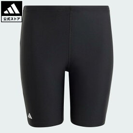 【40％OFFクーポン対象 05/09 20:00～05/20 23:59】 【公式】アディダス adidas 返品可 水泳 パフォーマンス ロゴ スイミング ハーフスパッツ 18cm キッズ パフォーマンス キッズ／子供用 ウェア・服 水着 黒 ブラック IQ3938