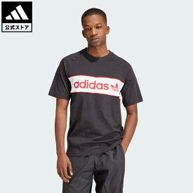 【公式】アディダス adidas 返品可 ライフスタイル アーカイブ 半袖Tシャツ オリジナルス メンズ ウェア・服 Tシャツ 黒 ブラック IS1404 半袖 夏