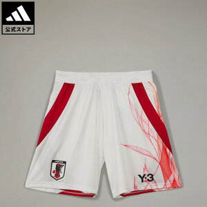 【公式】アディダス adidas 返品可 サッカー キッズ サッカー日本代表 2024 アウェイ レプリカ ショーツ Y-3 キッズ/子供用 ウェア・服 ショートパンツ・短パン 白 ホワイト IS8017