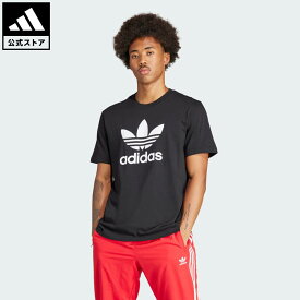 【ポイント15倍 07/15 00:00～23:59】【公式】アディダス adidas 返品可 ライフスタイル アディカラー トレフォイル 半袖Tシャツ オリジナルス メンズ ウェア・服 Tシャツ 黒 ブラック IU2364 半袖 夏【PT】