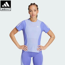 【20%OFFクーポン対象 11/04 20:00～11/11 01:59】 【公式】アディダス adidas 返品可 ランニング AEROREADY 半袖Tシャツ パフォーマンス レディース ウェア・服 Tシャツ 青 ブルー IV5512 ランニングウェア 半袖 夏