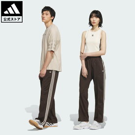 【公式】アディダス adidas 返品可 ライフスタイル トラックパンツ（ジェンダーニュートラル） オリジナルス ユニセックス ウェア・服 ボトムス ブラウン JD5263 下