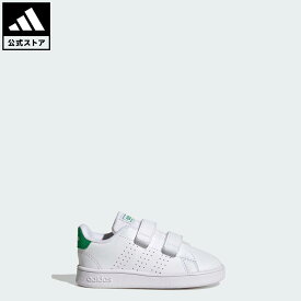 【20%OFFクーポン対象 07/19 00:00～07/26 23:59】 【公式】アディダス adidas 返品可 テニス アドバンコート ライフスタイル 面ファスナー / Advantage Lifestyle Court 2 H&L スポーツウェア キッズ／子供用 シューズ・靴 スニーカー 白 ホワイト GW6500 テニスシューズ…