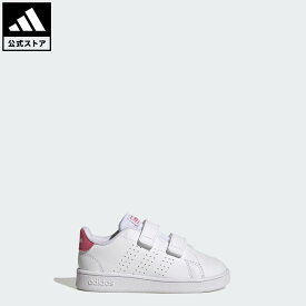 【20%OFFクーポン対象 07/19 00:00～07/26 23:59】 【公式】アディダス adidas 返品可 テニス アドバンコート ライフスタイル 面ファスナー / Advantage Lifestyle Court 2 H&L スポーツウェア キッズ／子供用 シューズ・靴 スニーカー 白 ホワイト GW6501 テニスシューズ…
