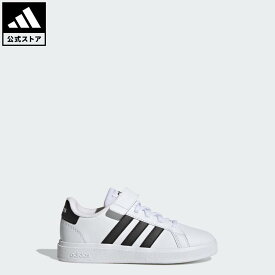 【公式】アディダス adidas 返品可 テニス グランドコート 2.0 キッズ / Grand Court 2.0 Kids スポーツウェア キッズ／子供用 シューズ・靴 スニーカー 白 ホワイト GW6521 テニスシューズ ローカット