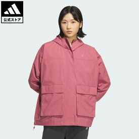 【20%OFFクーポン対象 07/19 00:00～07/26 23:59】 【公式】アディダス adidas 返品可 ライフスタイル ルーズフィット マウンテンパーカー スポーツウェア レディース ウェア・服 ジャケット ピンク JG3811 jo_24fw