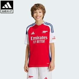 【40％OFFクーポン対象 06/13 00:00～06/18 23:59】 【公式】アディダス adidas 返品可 サッカー アーセナル 24/25 ホームユニフォーム キッズ パフォーマンス キッズ／子供用 ウェア・服 ユニフォーム 赤 レッド IS8141