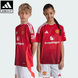 【40％OFFクーポン対象 06/13 00:00～06/18 23:59】 【公式】アディダス adidas 返品可 サッカー マンチェスター・ユナイテッド 24/25 ホームユニフォーム キッズ パフォーマンス キッズ／子供用 ウェア・服 ユニフォーム 赤 レッド IT1972