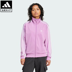 【20%OFFクーポン対象 07/19 00:00～07/26 23:59】 【公式】アディダス adidas 返品可 ライフスタイル アディカラー クラシックス ルーズ ファイヤーバード トラックトップ オリジナルス レディース ウェア・服 ジャージ 紫 パープル IY4741