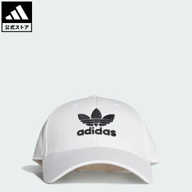 【公式】アディダス adidas 返品可 ライフスタイル トレフォイル ベースボールキャップ オリジナルス ユニセックス アクセサリー 帽子 白 ホワイト FJ2544