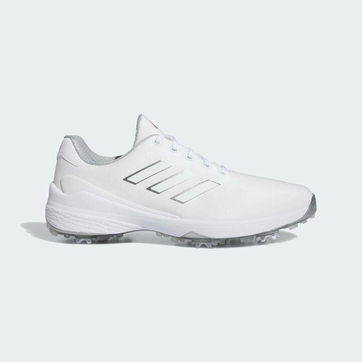 【中古】美品 adidas アディダス ゼッドジー23 ボア パフォーマンス ゴルフ シューズ スニーカー 靴 GY9713 サイズ27.5cm 白 ホワイト メンズ Luxs ブランド古着のリュクス