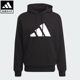 【50％OFFクーポン対象 12/15 13:00～23:59】 【公式】アディダス adidas 返品可 ライフスタイル アディダス スポーツウェア フューチャー アイコン ロゴ グラフィック パーカー スポーツウェア メンズ ウェア・服 パーカー（フーディー） 黒 ブラック H39801 トレーナー