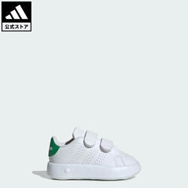 【20％OFFクーポン対象 04/14 20:00～04/20 23:59】 【公式】アディダス adidas 返品可 テニス アドバンコート キッズ / Advancourt Kids スポーツウェア キッズ／子供用 シューズ・靴 スニーカー 白 ホワイト ID5286 テニスシューズ ローカット