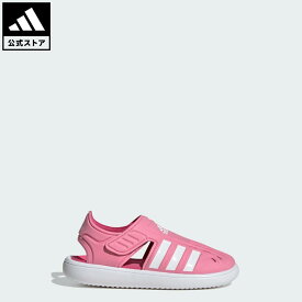 【30％OFFクーポン対象 08/04 20:00～08/11 01:59】 【公式】アディダス adidas 返品可 水泳 サマー クローズドトゥ ウォーターサンダル / Summer Closed Toe Water Sandals パフォーマンス キッズ／子供用 シューズ・靴 サンダル ピンク IE0165