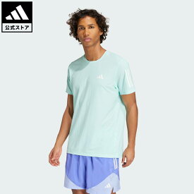 【ポイント15倍 07/15 00:00～23:59】【公式】アディダス adidas 返品可 ランニング オウン ザ ラン 半袖Tシャツ パフォーマンス メンズ ウェア・服 Tシャツ 青 ブルー IV5410 ランニングウェア 半袖 夏【PT】