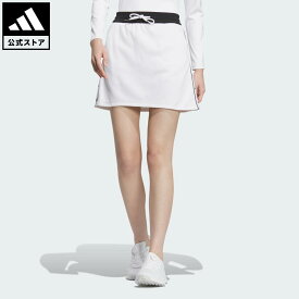 【公式】アディダス adidas 返品可 ゴルフ 【ゴルフ】保温 フリース サイドテープスカート パフォーマンス レディース ウェア・服 スカート 白 ホワイト JE1457