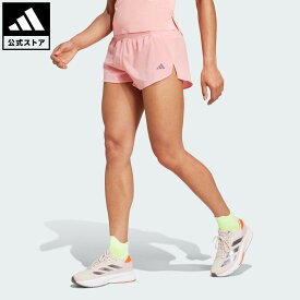 【20%OFFクーポン対象 08/04 00:00～08/11 23:59】 【公式】アディダス adidas 返品可 ランニング アディゼロ ランニング ジェル ショーツ パフォーマンス レディース ウェア・服 ショートパンツ・短パン ピンク IM8579 ランニングウェア