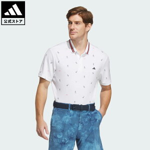 【公式】アディダス adidas 返品可 ゴルフ 【ゴルフ】PLAYGREEN モノグラムドライシャツ パフォーマンス メンズ ウェア・服 ポロシャツ 白 ホワイト IN9047