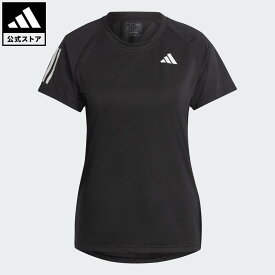 【公式】アディダス adidas 返品可 テニス クラブ テニス 半袖Tシャツ パフォーマンス レディース ウェア・服 Tシャツ 黒 ブラック HS1450 半袖