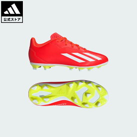 【公式】アディダス adidas 返品可 サッカー エックス クレイジーファスト CLUB FxG / 各種グランド対応 / X Crazyfast Club FxG パフォーマンス キッズ／子供用 シューズ・靴 スパイク 赤 レッド IF0720 サッカースパイク