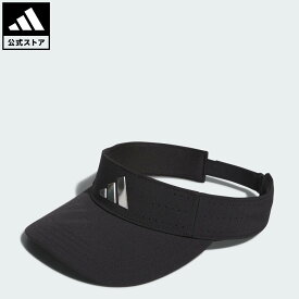 【公式】アディダス adidas 返品可 ゴルフ 【ゴルフ】メタルロゴ バイザー パフォーマンス ユニセックス アクセサリー 帽子 黒 ブラック IN2758 サンバイザー