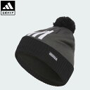 【公式】アディダス adidas 返品可 ゴルフ 【ゴルフ】スリーストライプス ポンビーニー パフォーマンス メンズ アクセサリー 帽子 グレー IW9154