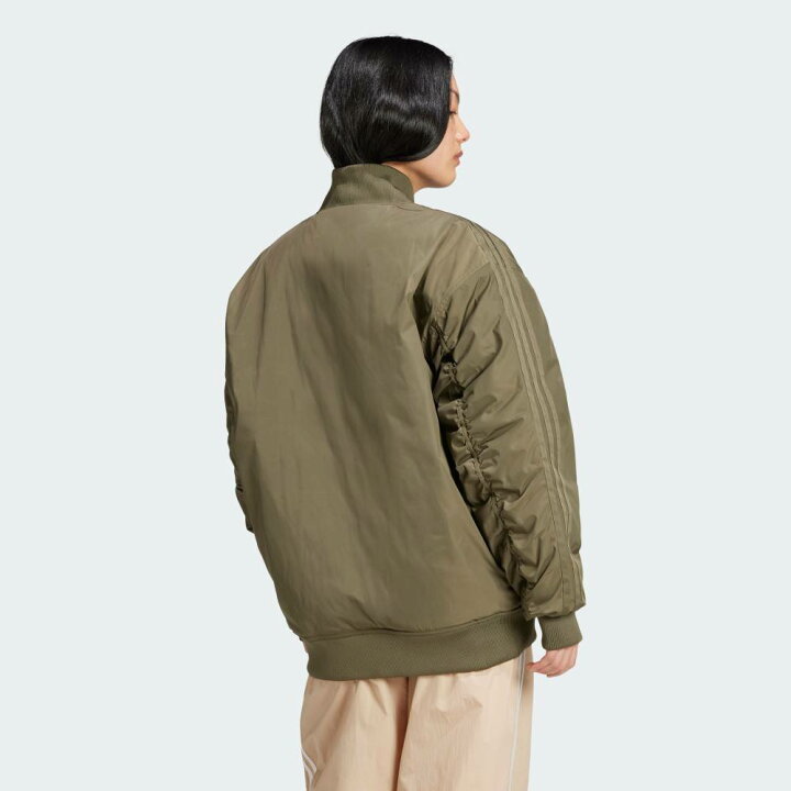 Adidas オーバーサイズ ボンバージャケット レディース 公式 