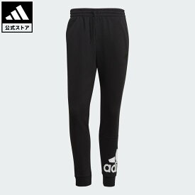 【50％OFFクーポン対象 07/15 0:00～07/26 1:59】 【公式】アディダス adidas 返品可 ライフスタイル エッセンシャルズ フレンチテリー テーパードカフ ロゴ パンツ スポーツウェア メンズ ウェア・服 ボトムス 黒 ブラック GK8968 スウェット