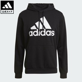 【40%OFFクーポン対象 07/19 00:00～07/26 23:59】 【公式】アディダス adidas 返品可 ライフスタイル エッセンシャルズ ビッグロゴ パーカー / Essentials Big Logo Hoodie スポーツウェア メンズ ウェア・服 パーカー（フーディー） 黒 ブラック GK9540 トレーナー