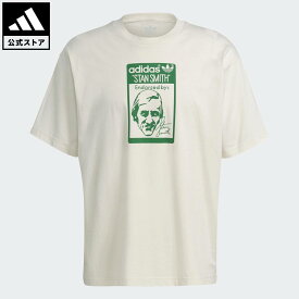 【50％OFFクーポン対象 2/4 20:00～2/10 23:59】 【公式】アディダス adidas 返品可 ライフスタイル スタンスミス Tシャツ（ジェンダーニュートラル） オリジナルス メンズ ウェア・服 Tシャツ 白 ホワイト GQ8873 半袖