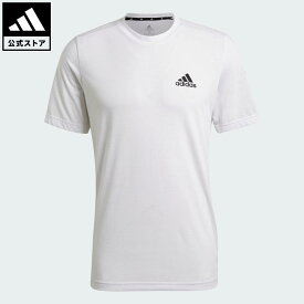 【20%OFFクーポン対象 07/19 00:00～07/26 23:59】 【公式】アディダス adidas 返品可 ジム・トレーニング AEROREADY デザインド トゥ ムーブ Feelready スポーツ半袖Tシャツ パフォーマンス メンズ ウェア・服 Tシャツ 白 ホワイト GT5558 半袖 nm_otd