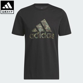 【50%OFFクーポン対象 08/04 00:00～08/11 23:59】 【公式】アディダス adidas 返品可 ライフスタイル カモ 半袖Tシャツ スポーツウェア メンズ ウェア・服 Tシャツ 黒 ブラック HS3215 半袖 夏