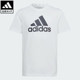 【ポイント15倍 07/15 00:00～23:59】【公式】アディダス adidas 返品可 ライフスタイル エッセンシャルズ ビッグロゴ コットン半袖Tシャツ スポーツウェア キッズ／子供用 ウェア・服 Tシャツ 白 ホワイト IB1670 半袖 親子コーデ 夏【PT】