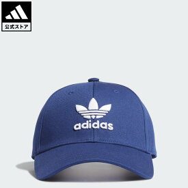 【20%OFFクーポン対象 11/14 10:00～11/16 23:59】 【公式】アディダス adidas 返品可 ライフスタイル トレフォイル ベースボールキャップ オリジナルス ユニセックス アクセサリー 帽子 青 ブルー H34569