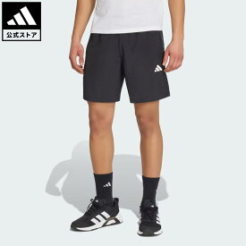 【公式】アディダス adidas 返品可 ジム・トレーニング トレイン エッセンシャルズ ウーブントレーニングショーツ パフォーマンス メンズ ウェア・服 ショートパンツ・短パン 黒 ブラック IC6976 streng