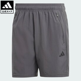 【ポイント15倍 07/15 00:00～23:59】【公式】アディダス adidas 返品可 ジム・トレーニング トレイン エッセンシャルズ ウーブントレーニングショーツ パフォーマンス メンズ ウェア・服 ショートパンツ・短パン グレー IC6978 streng strength【PT】
