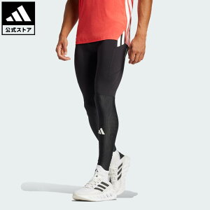 【ポイント20倍 10/24 00:00〜10/27 23:59】 【公式】アディダス adidas 返品可 ランニング アディゼロ ランニング ロングレギンス パフォーマンス メンズ ウェア・服 タイツ・レギンス 黒 ブラック I