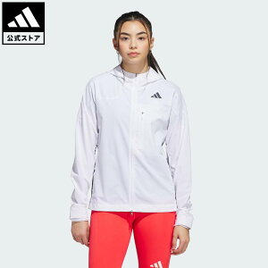 【20%OFFクーポン対象 10/24 00:00〜10/27 23:59】 【公式】アディダス adidas 返品可 ランニング アディゼロ ランニングジャケット パフォーマンス レディース ウェア・服 ジャケット 白 ホワイト JC66