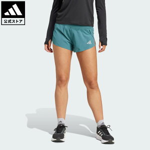 【公式】アディダス adidas 返品可 ランニング アディゼロ 駅伝ランニングショーツ パフォーマンス レディース ウェア・服 ショートパンツ・短パン 緑 グリーン JD0296 ランニングウェア