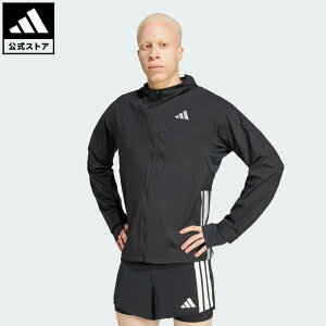 【公式】アディダス adidas 返品可 ランニング アディゼロ 駅伝 ランニングジャケット パフォーマンス メンズ ウェア・服 ジャケット 黒 ブラック JF3509 ランニングウェア