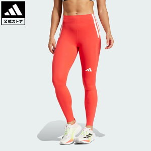 【20%OFFクーポン対象 10/24 00:00〜10/27 23:59】 【公式】アディダス adidas 返品可 ランニング アディゼロ フルレングス レギンス パフォーマンス レディース ウェア・服 タイツ・レギンス 赤 レッ